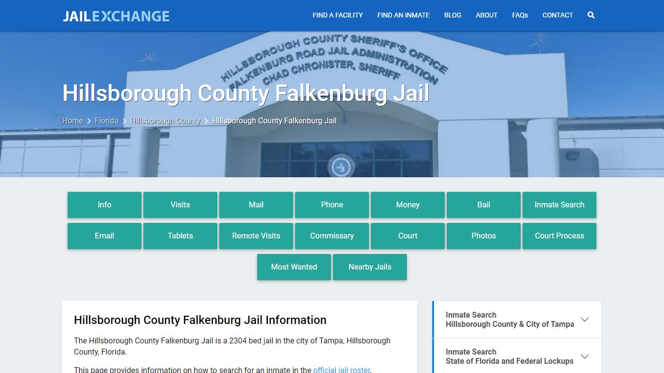 Hillsborough County Falkenburg Jail
